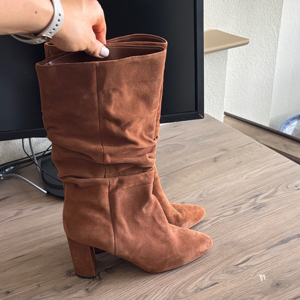Banana Republic Chestnut Heeled Boots